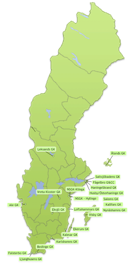 Karta - Sverige