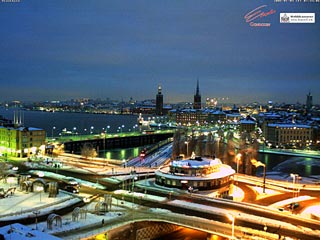 Webbkamera, Stockholm, Slussen, Riddarfjärden, bildgalleri, vackert, webcam, väder, weather