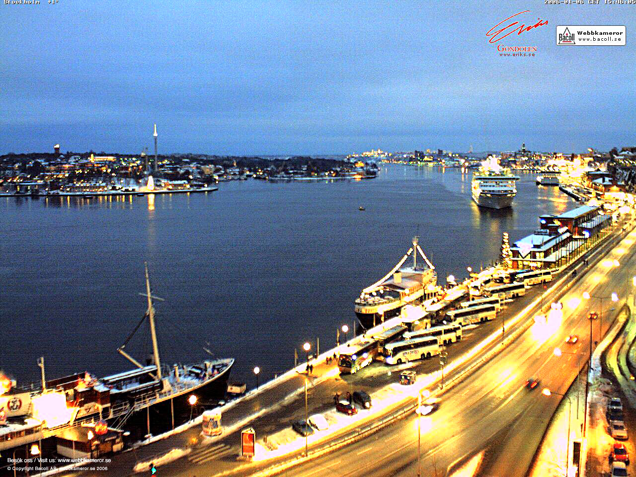 Webbkameror, Stockholm, webcam, väder, weather