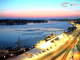 Webbkameror, Stockholm, hamninlopp, Stadsgården, bilder, webcams, väder, weather