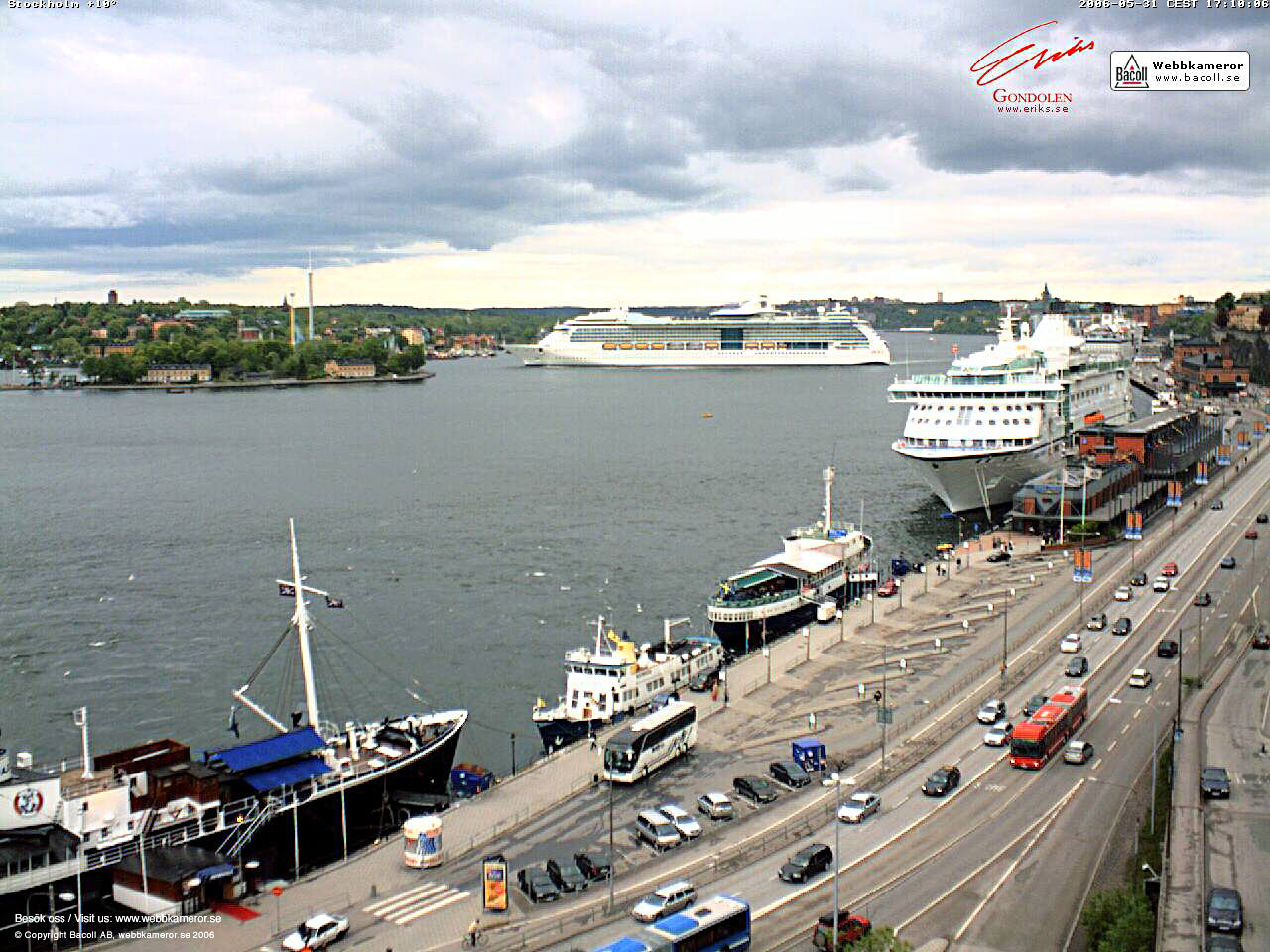 Webbkamera, Stockholm, webcam, väder, weather